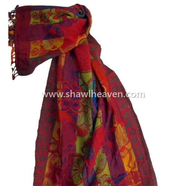 Boiled wool shawls from india